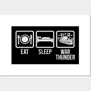 Eat, Sleep, War Thunder Posters and Art